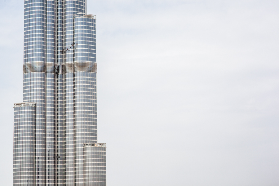 WIndow washers at Burj Khalifa