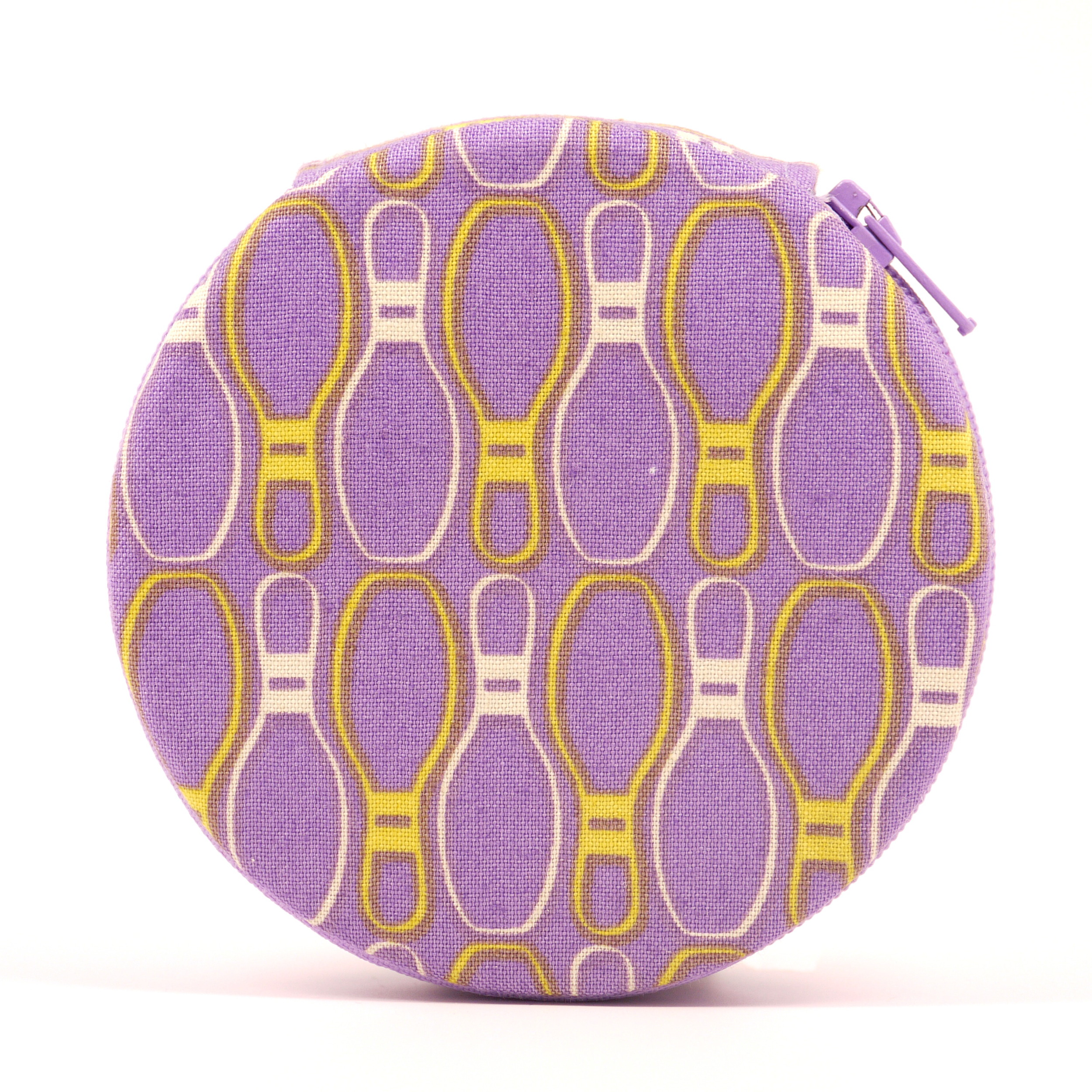 Purple Bowling Pins Modern Pill Case