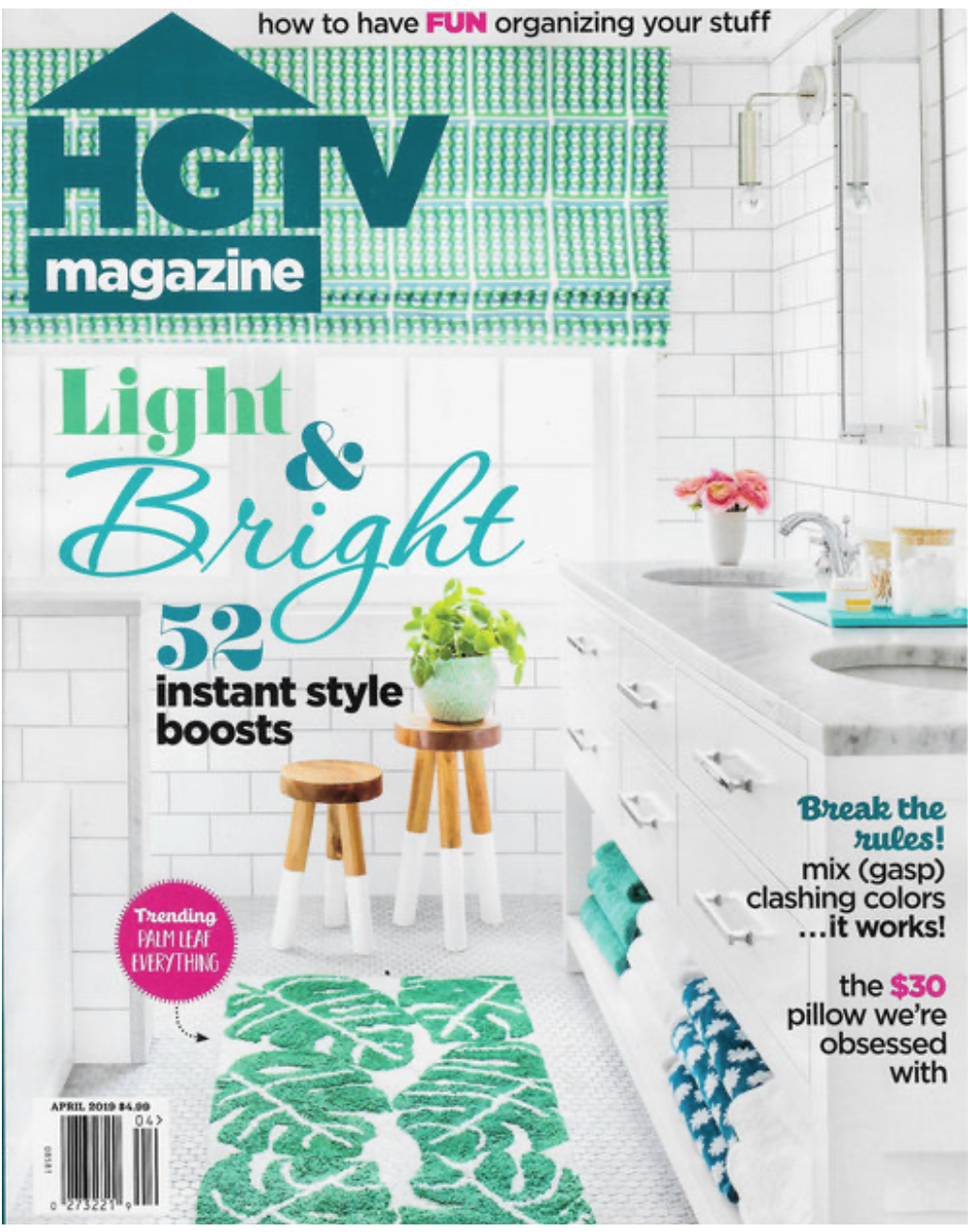 COVER - HGTV Magazine April 2019