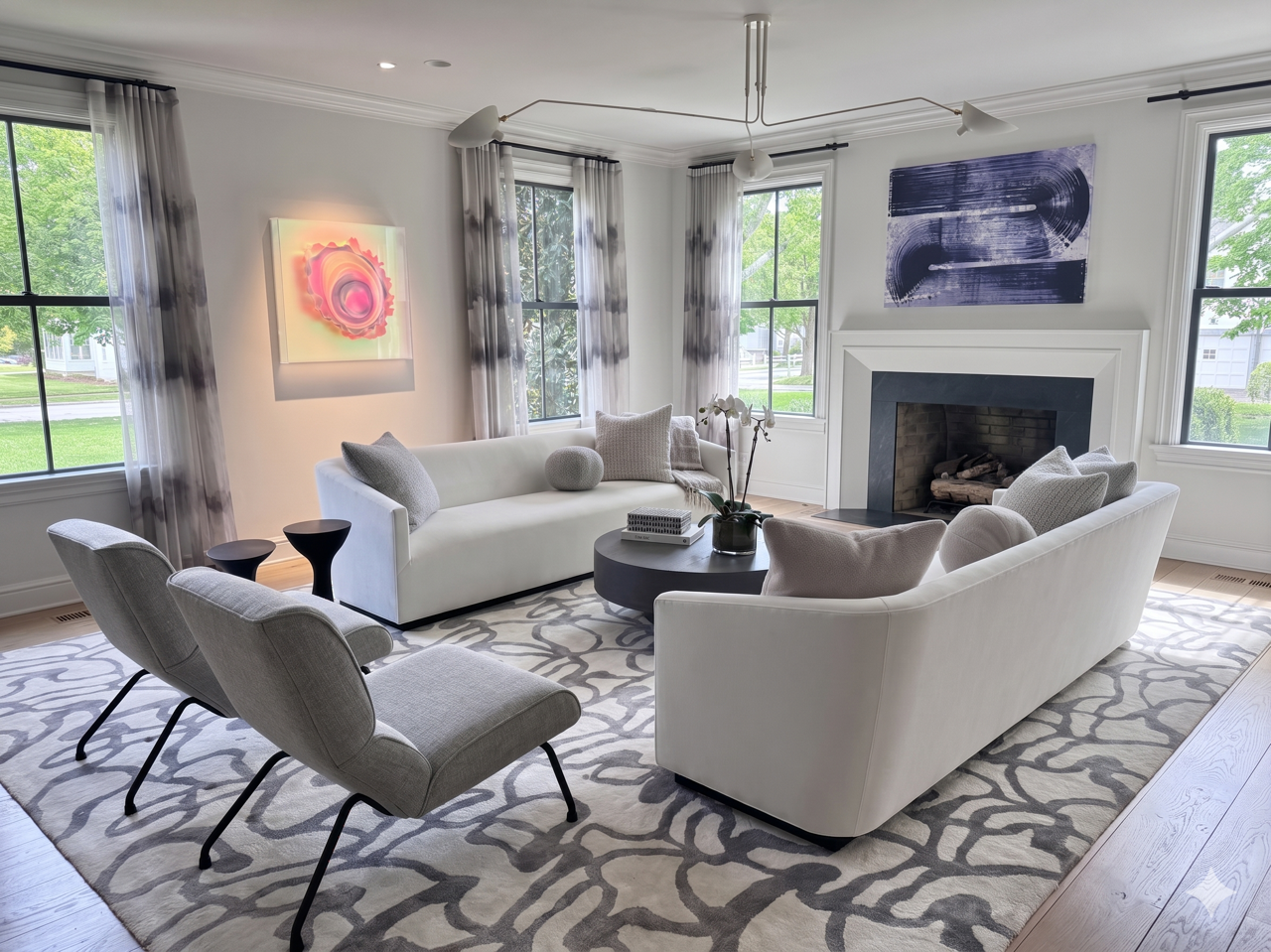 GREYSTONE FARM<em><i>Boho Modern</i><br><p>Renovation + Architectural Design + Interior Design <br>Westport, CT</p></em>