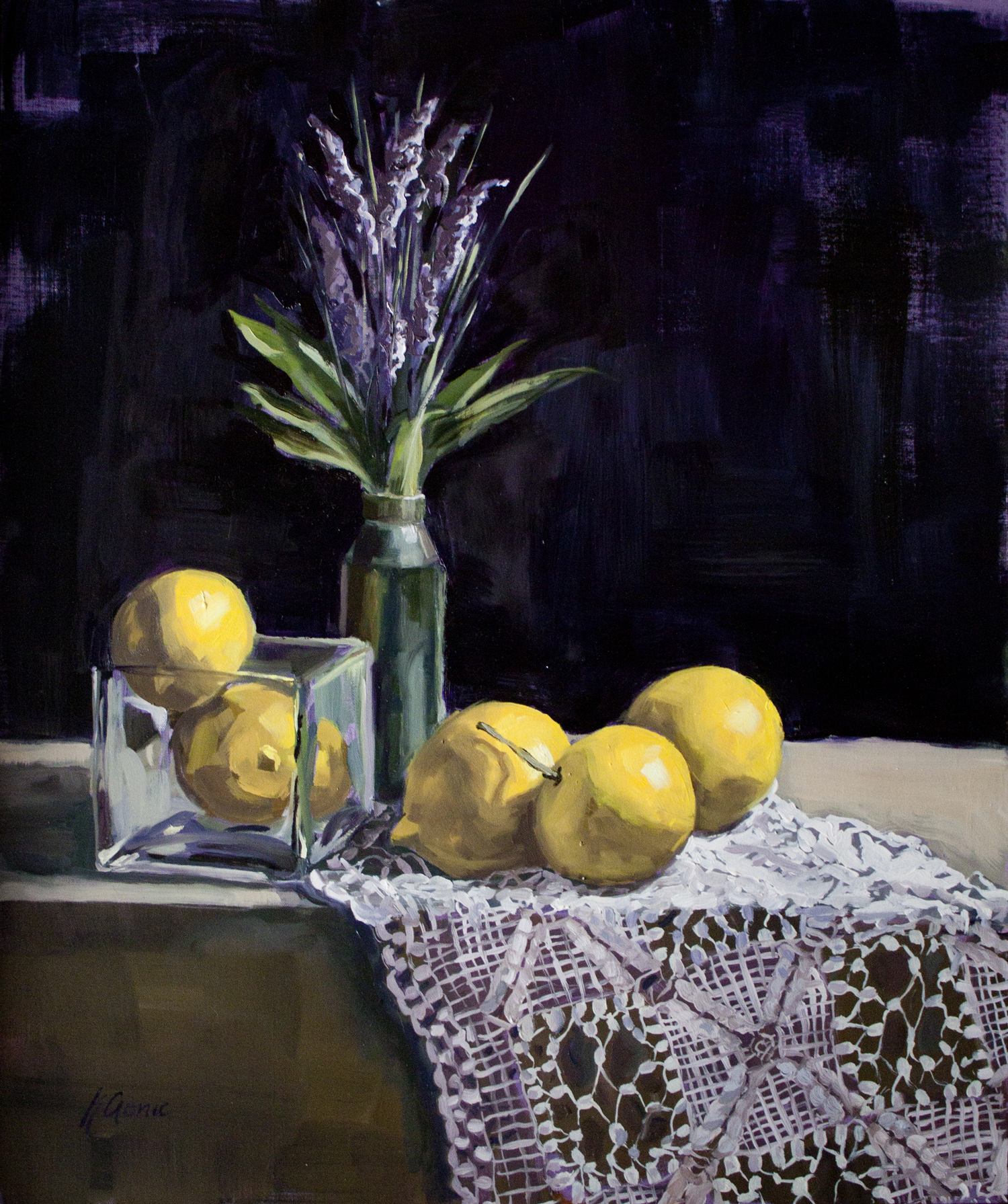 Delicate, 20"x24" Oil on panel