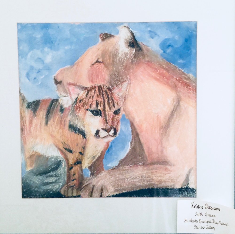 You have to appreciate supportive parents, who *still* have this hanging in their house, 18 years after it ran under the faucet!