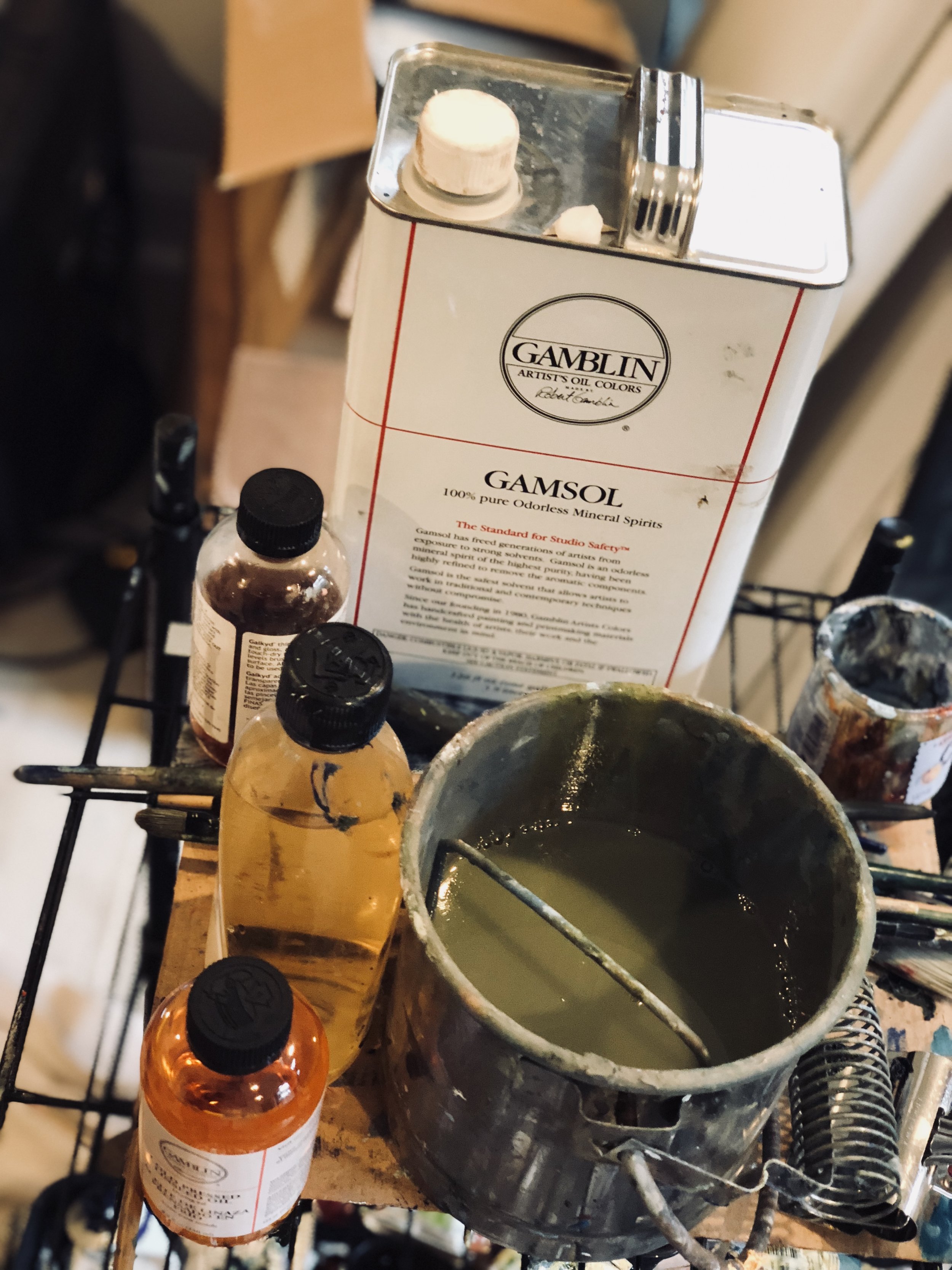 How to Successfully Pour Gamsol (Odorless Mineral Spirits)