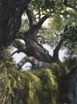 Shimmer 30 X40 Oil Painting Kristin Cronic Fine Art