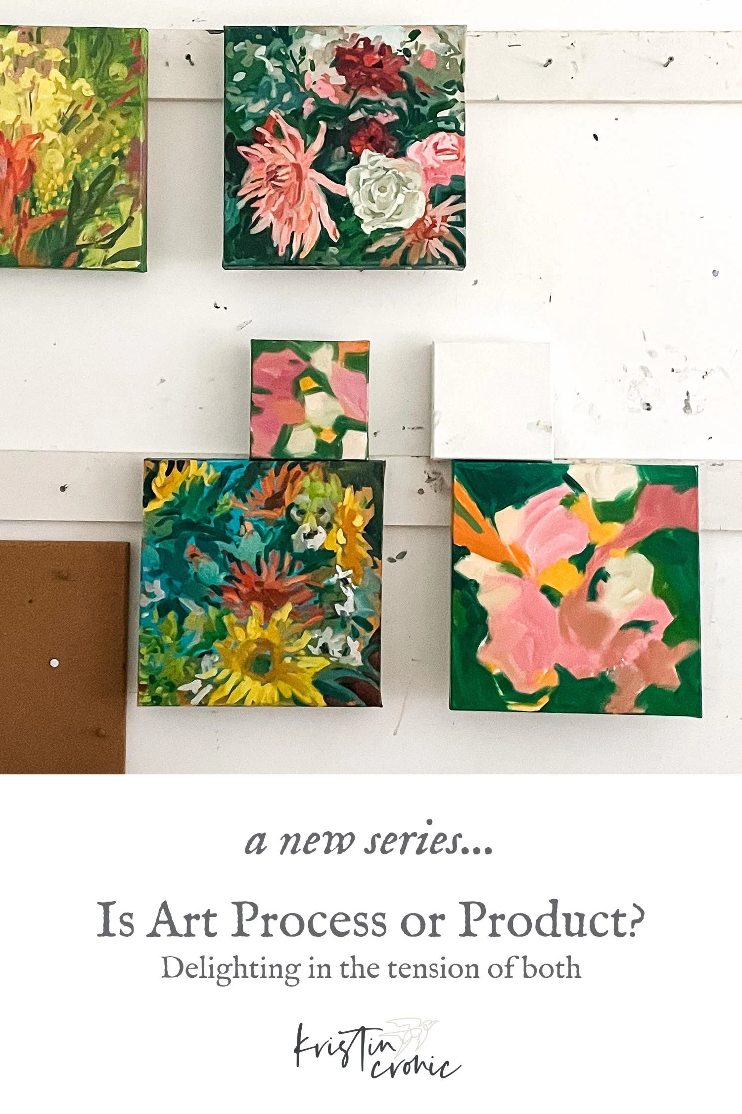 Process or Product? The tension of art and a new series!
