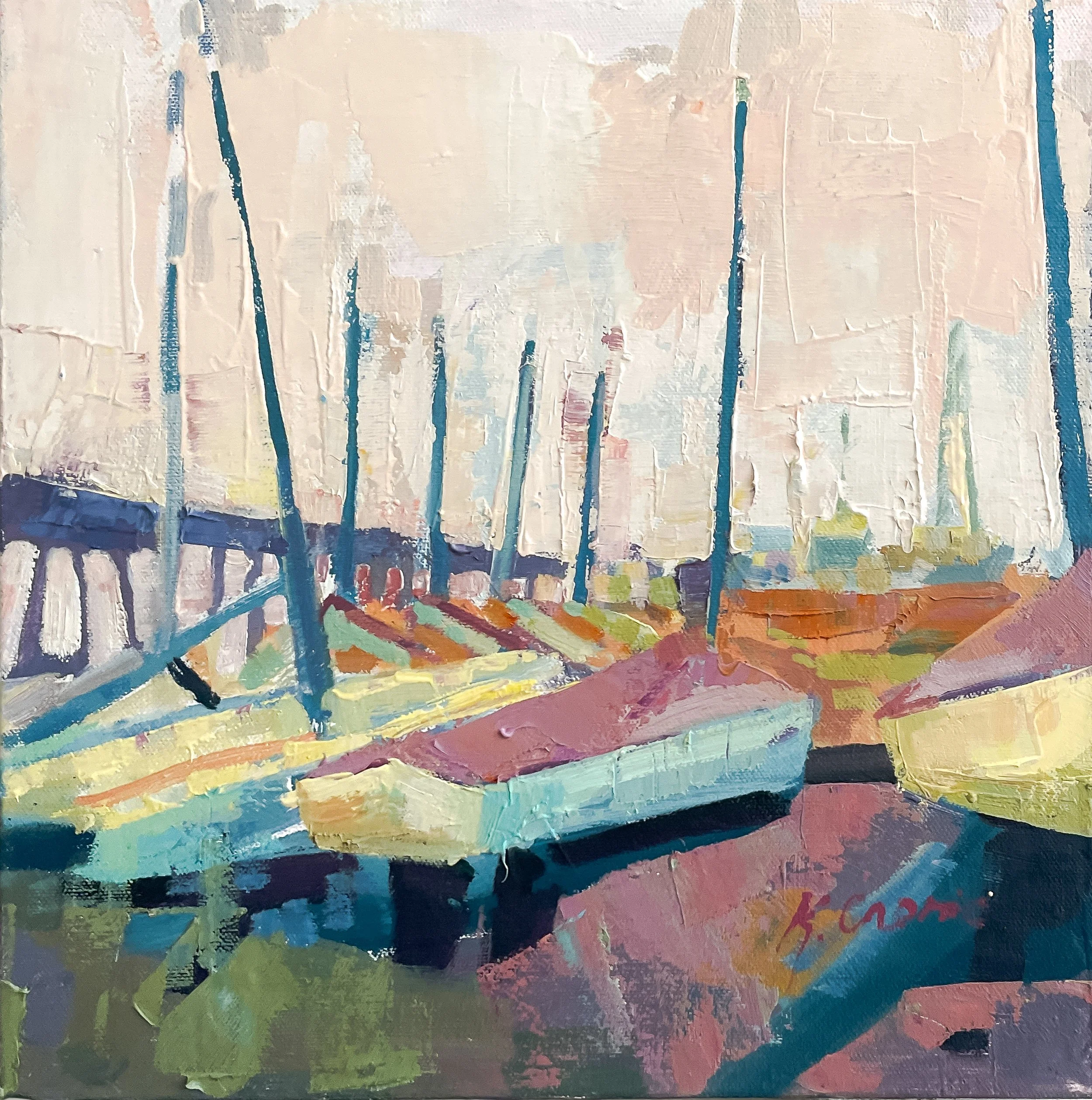 sailboats 1, 12%22x12%22, oil on canvas, Kristin Cronic, $325.jpg