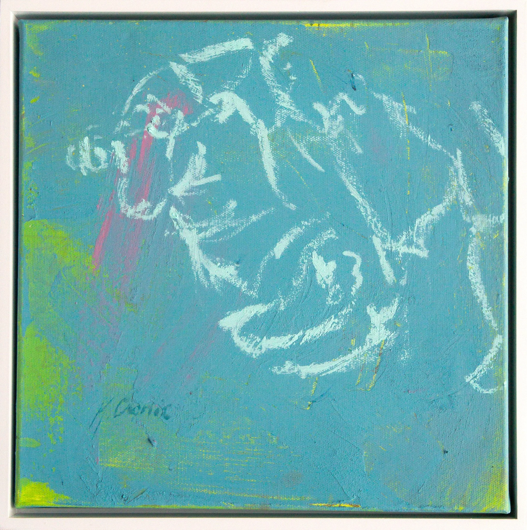 Feet Gestures, 12%22x12%22, oil on canvas framed, Kristin Cronic, $450.jpg