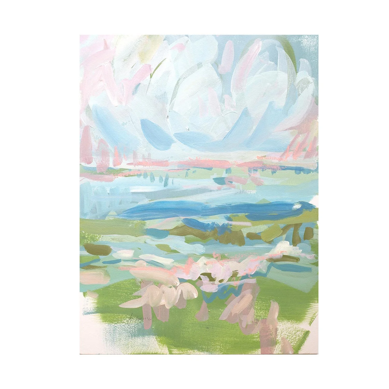 Seafoam in Green -Fine Art Print