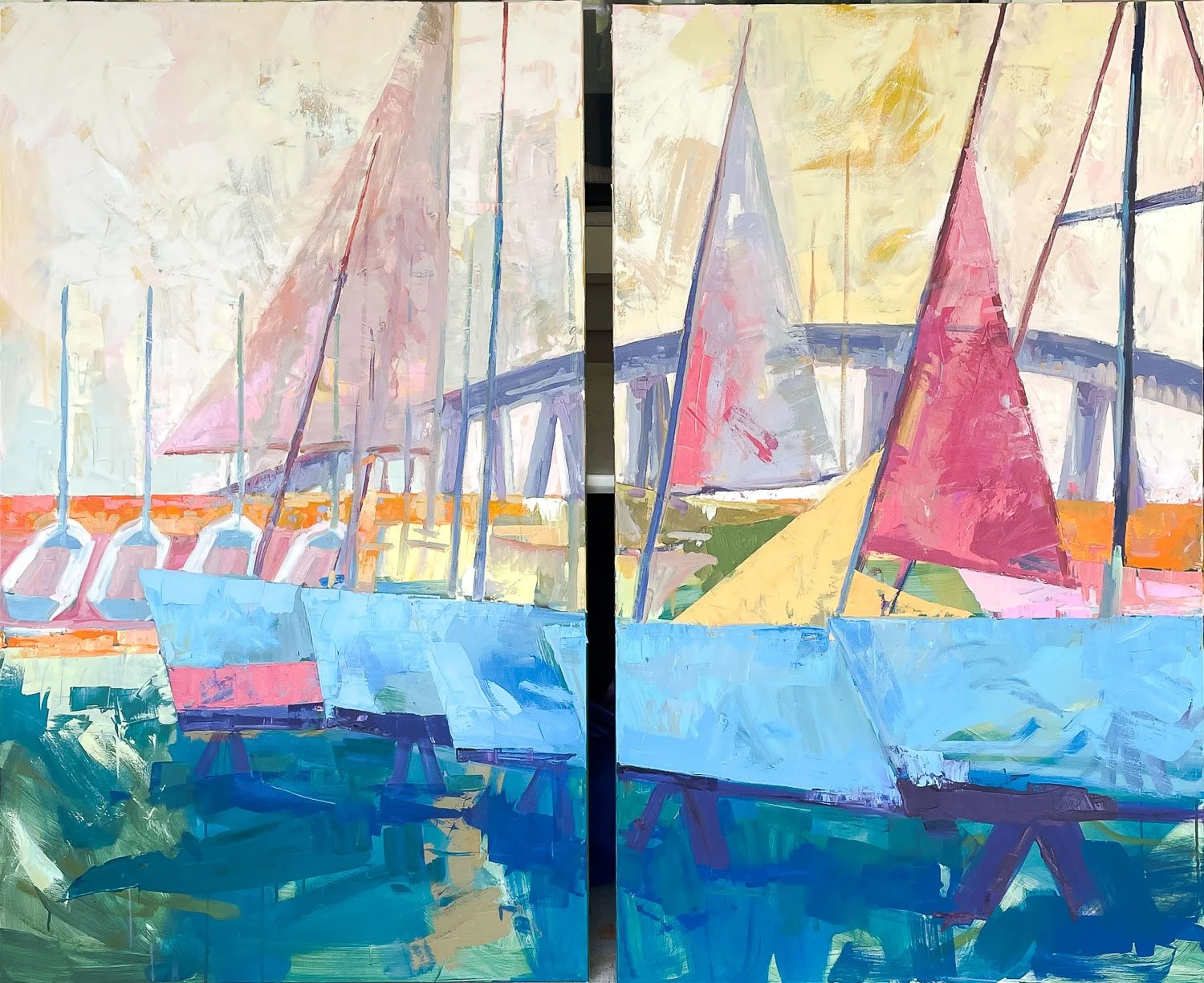 72"x60" (Diptych) with G4 Designs