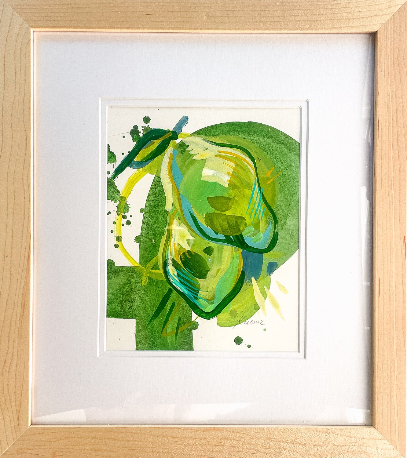 Lime Study 1_gouache on paper_8_x10_framedto15_x17__Kristin Cronic_$350-11.jpg