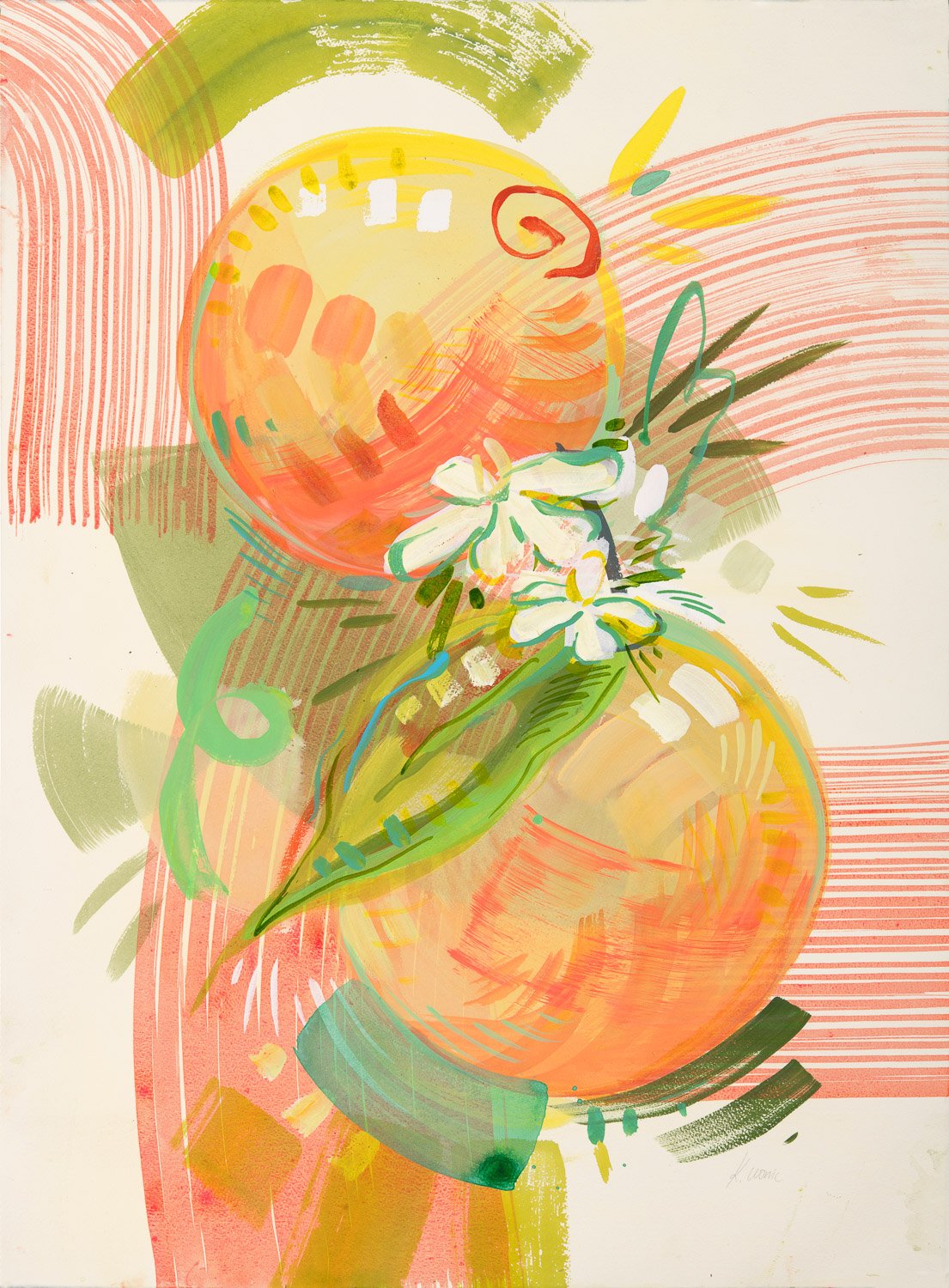Grapefruit Girls 2 | Vertical Fine Art Print