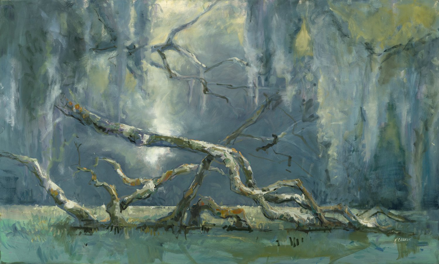 weary bones[lovers]_oil on canvas_ 36%22x72%22__Kristin Cronic_$3800.jpg