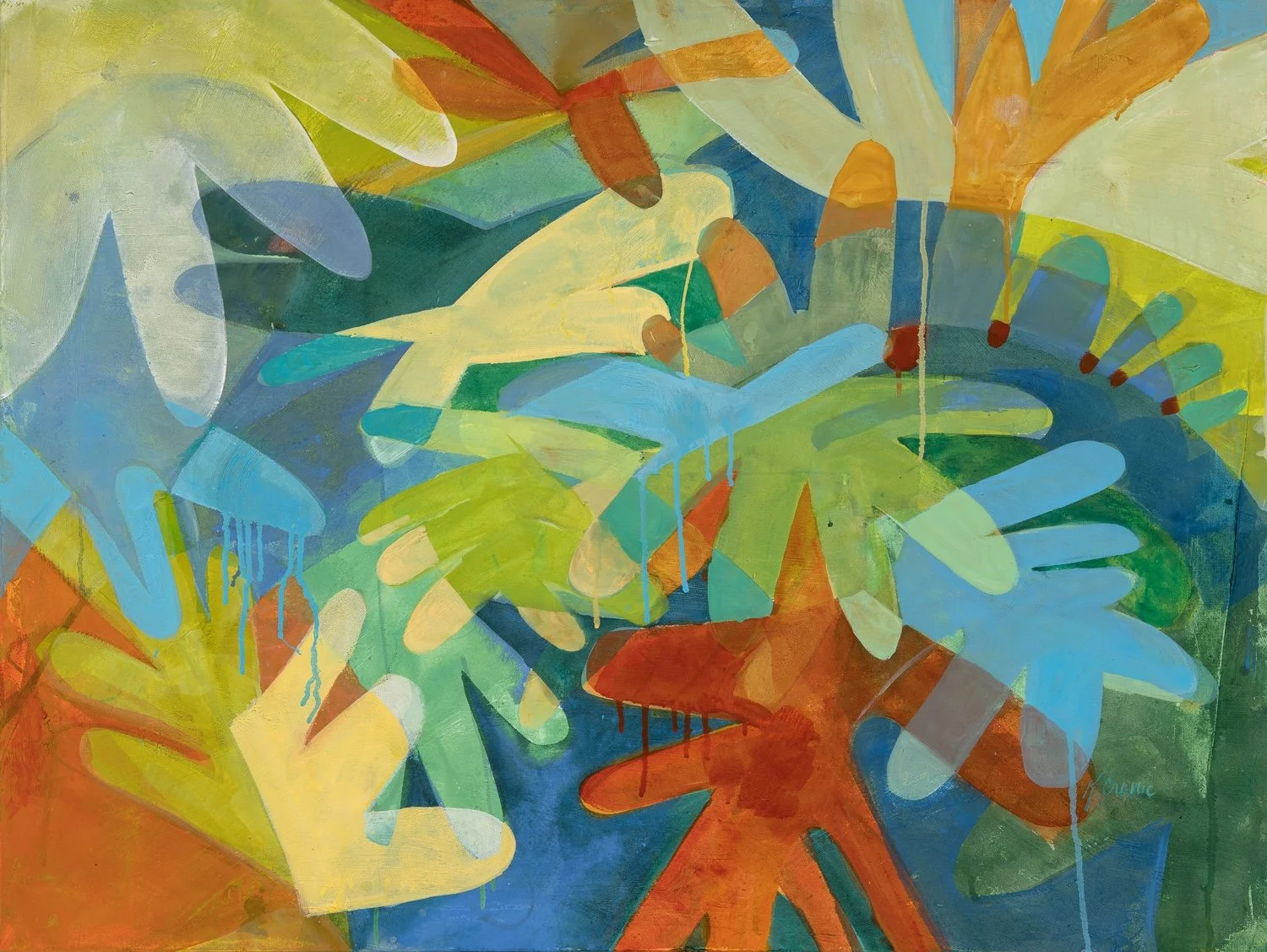 Fern | 30"x40" Acrylic Painting