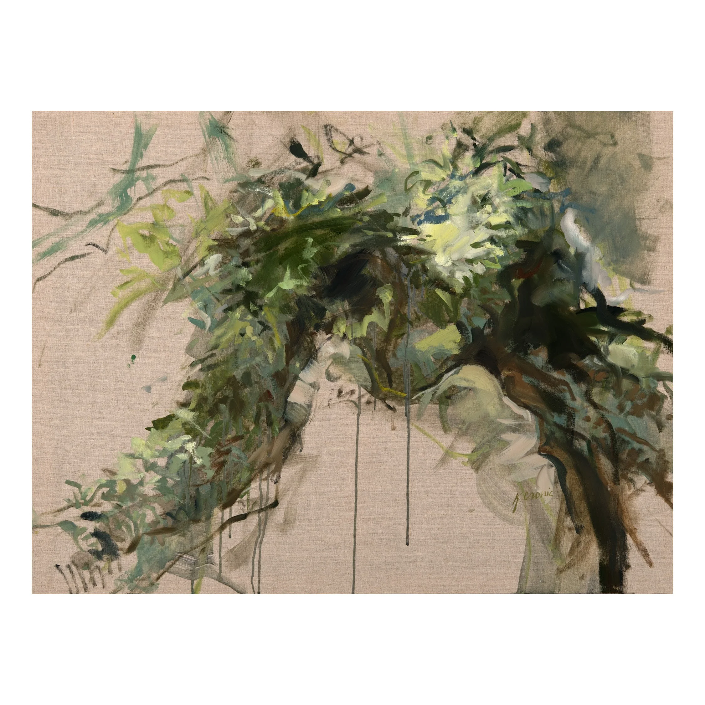 before we learned to tame them | 30"x40" oil and acrylic painting