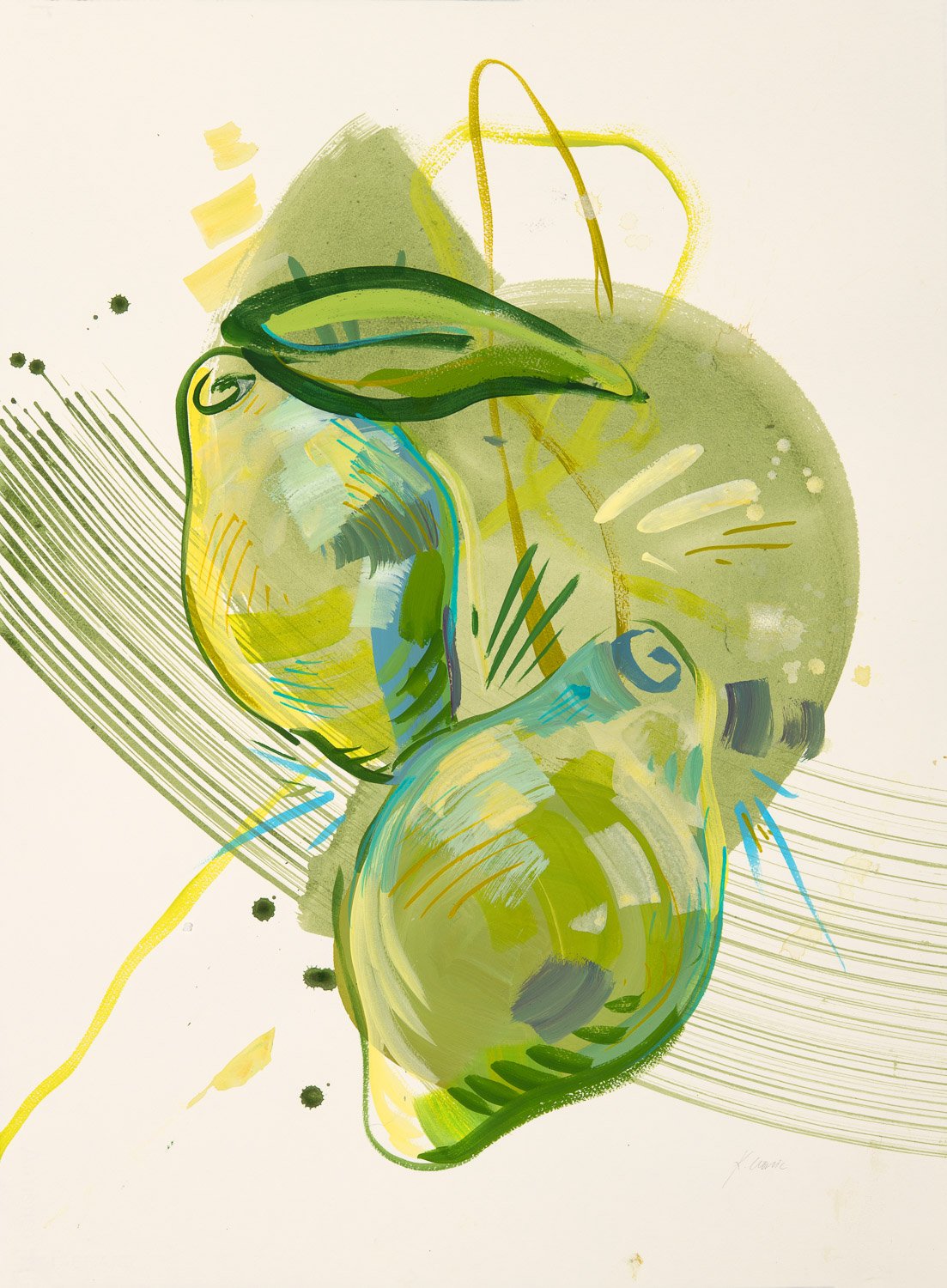 Twist of Lime 2_gouache on paper_22_x30__Kristin Cronic_$425-28.jpg