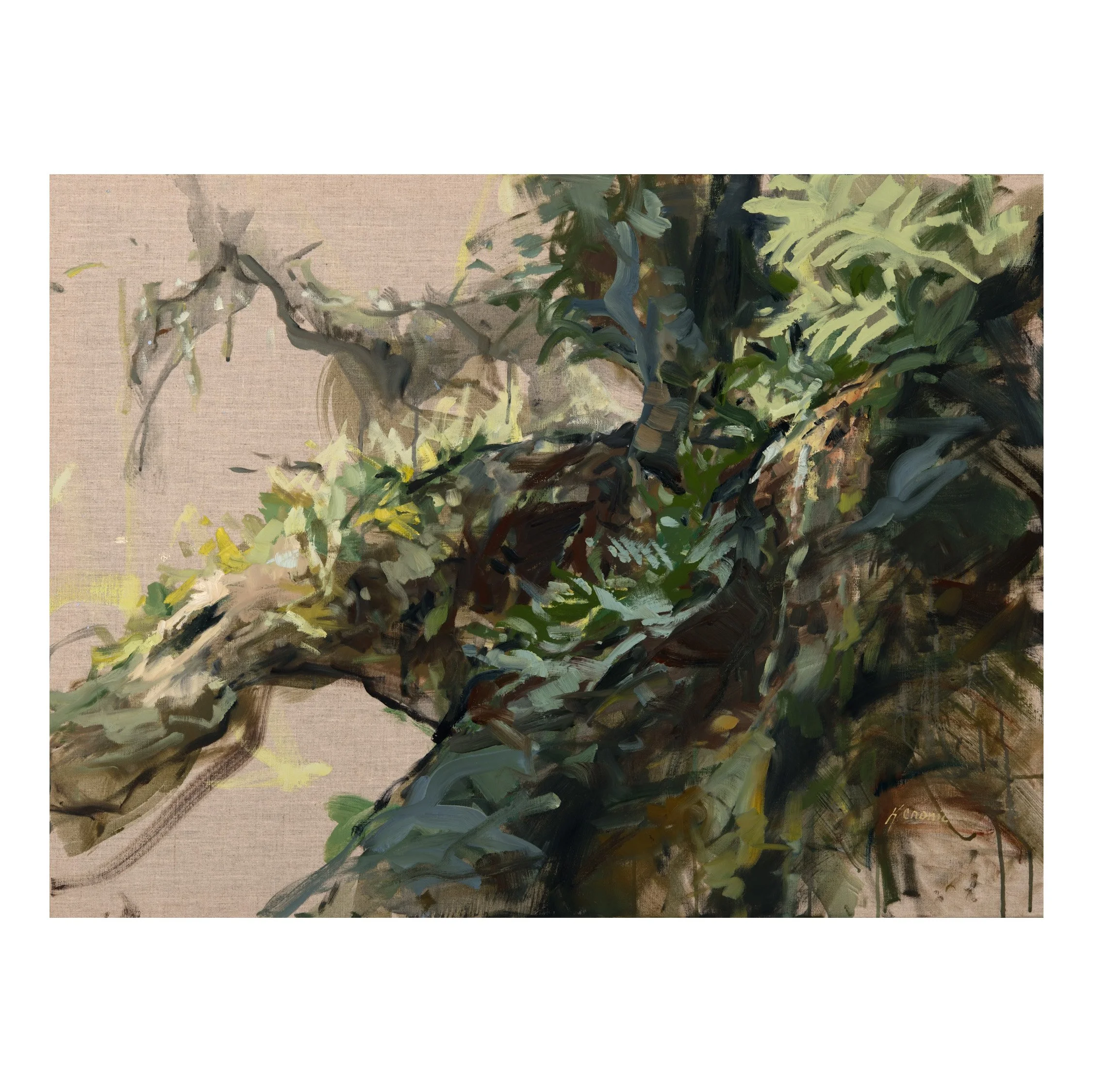 before the shoulds stomped them into submission | 30"x40" oil and acrylic painting