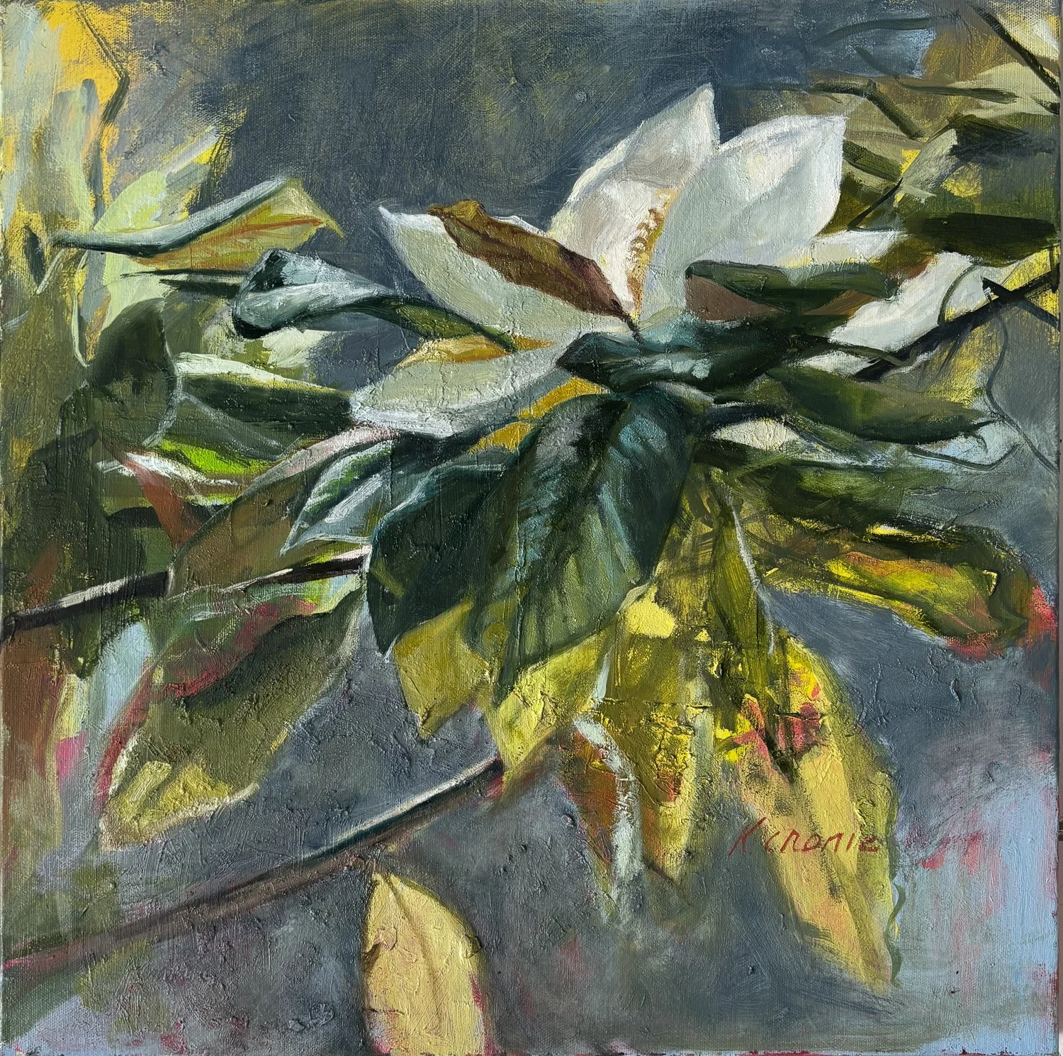 finding light 2 | 20"x20"x1.5" oil  painting