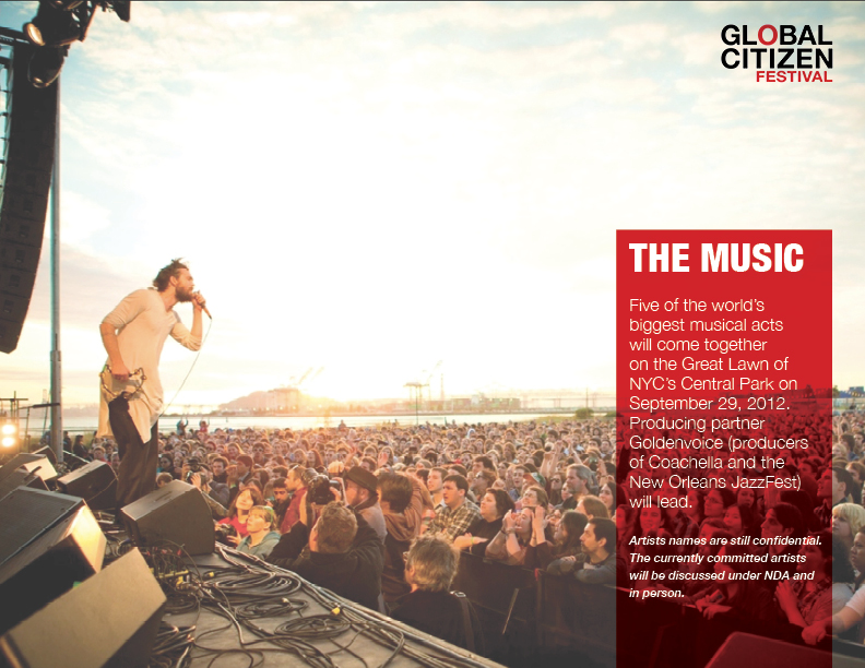 GLOBAL CITIZEN FESTIVAL// DECK