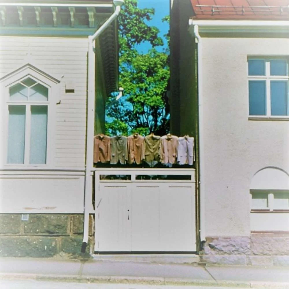 1990   (back side of the installation), in Kotka,  Finland