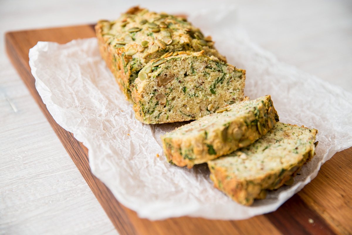 Spinach &amp; Zucchini Loaf