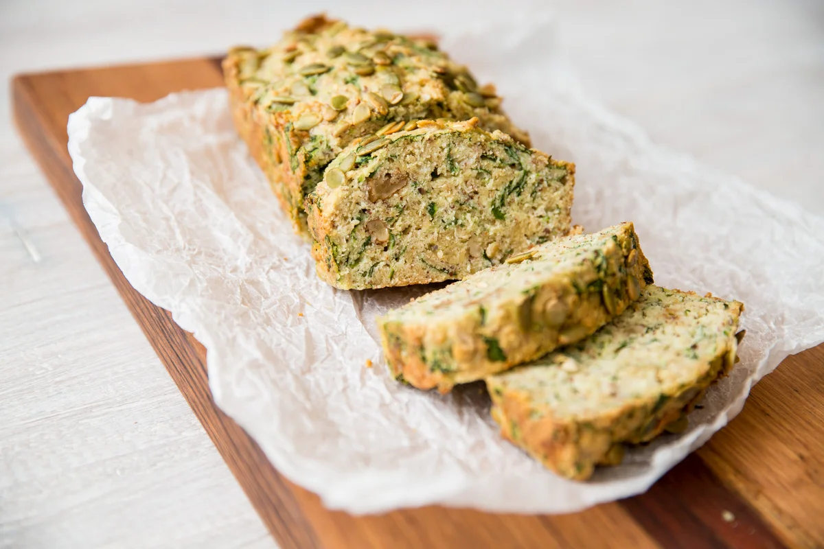 Spinach &amp; Zucchini Loaf