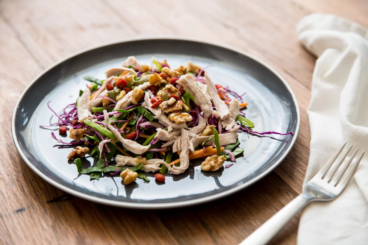 Rainbow Chicken Salad