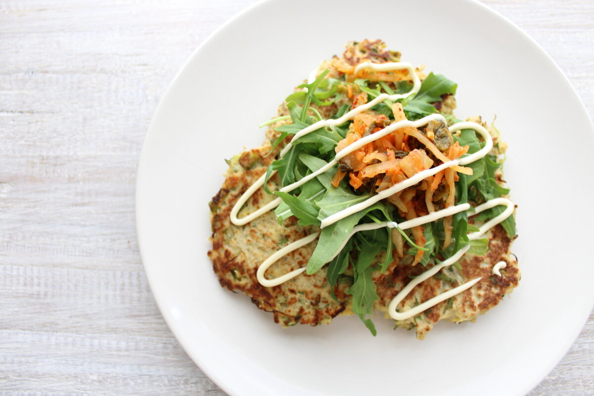 Cabbage &amp; Tofu fritters