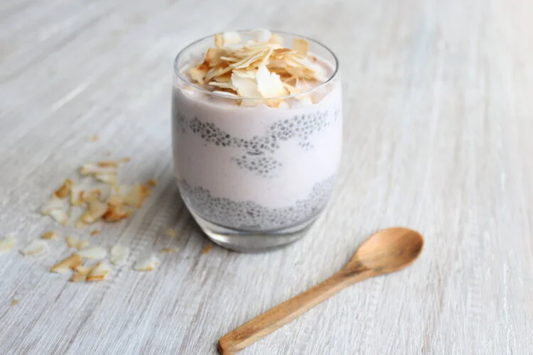 Blueberry &amp; Coconut Chia Pudding 