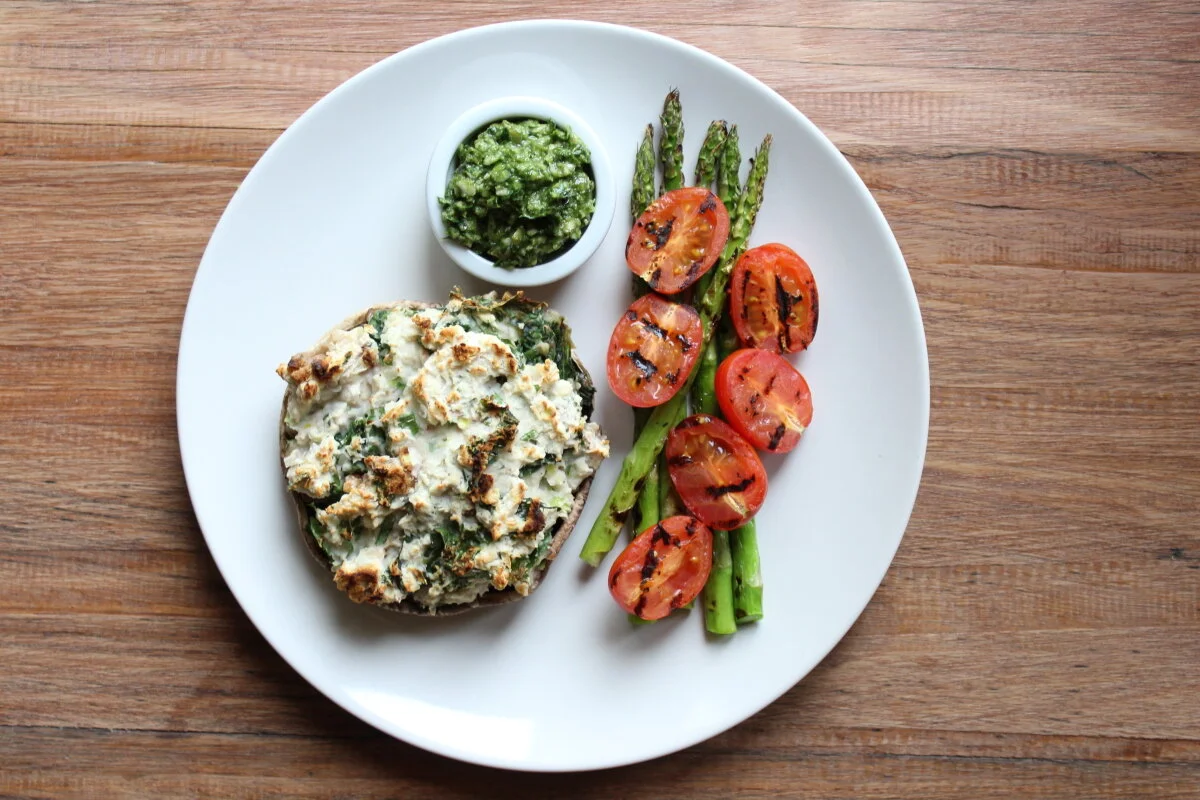 Stuffed Mushroom with Pesto