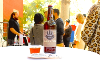 photo by anna wick of yolo brewing co. at the midtown farmers market