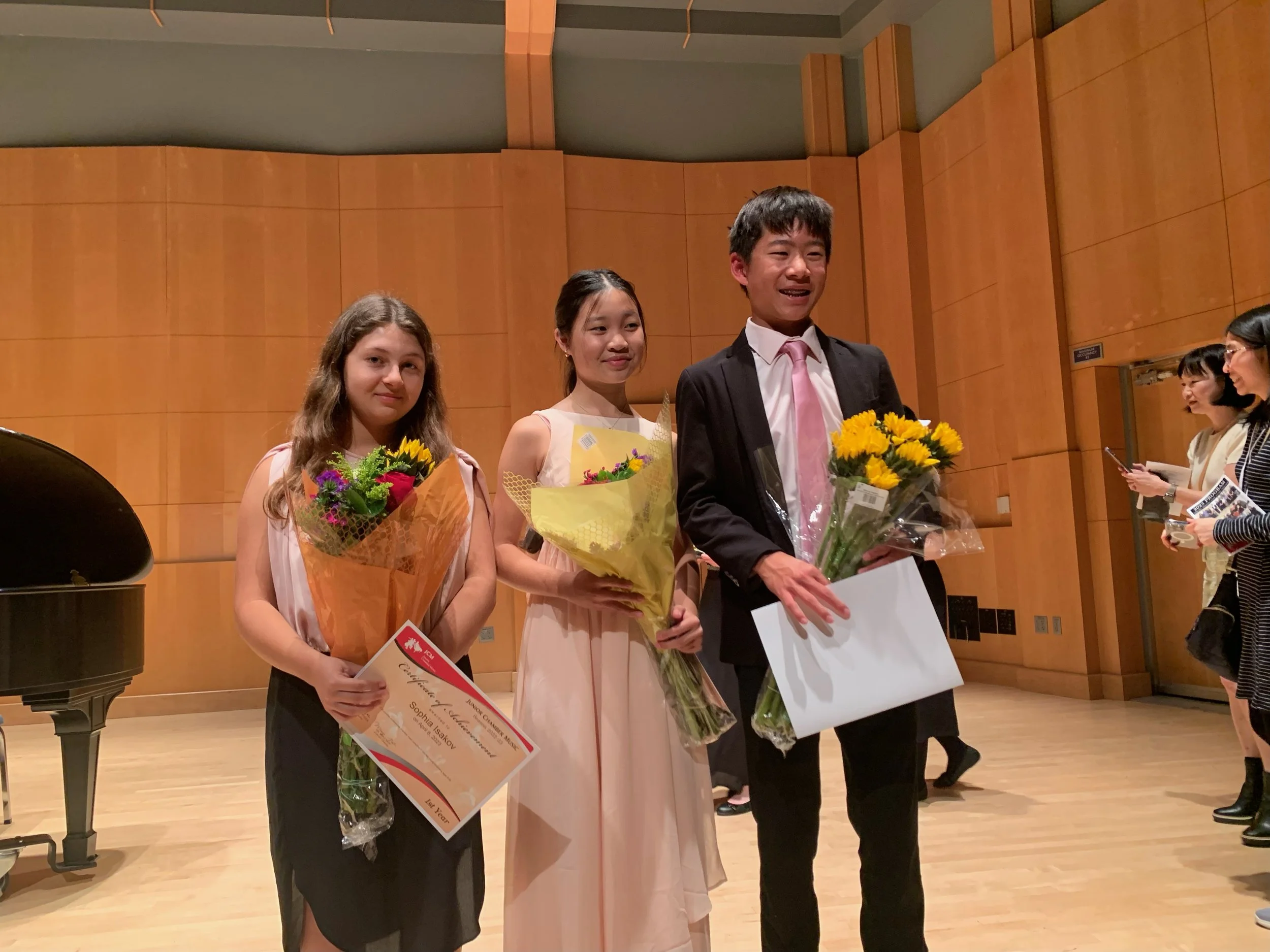 Los Angeles Philharmonic Youth Orchestra and Junior Chamber Music.