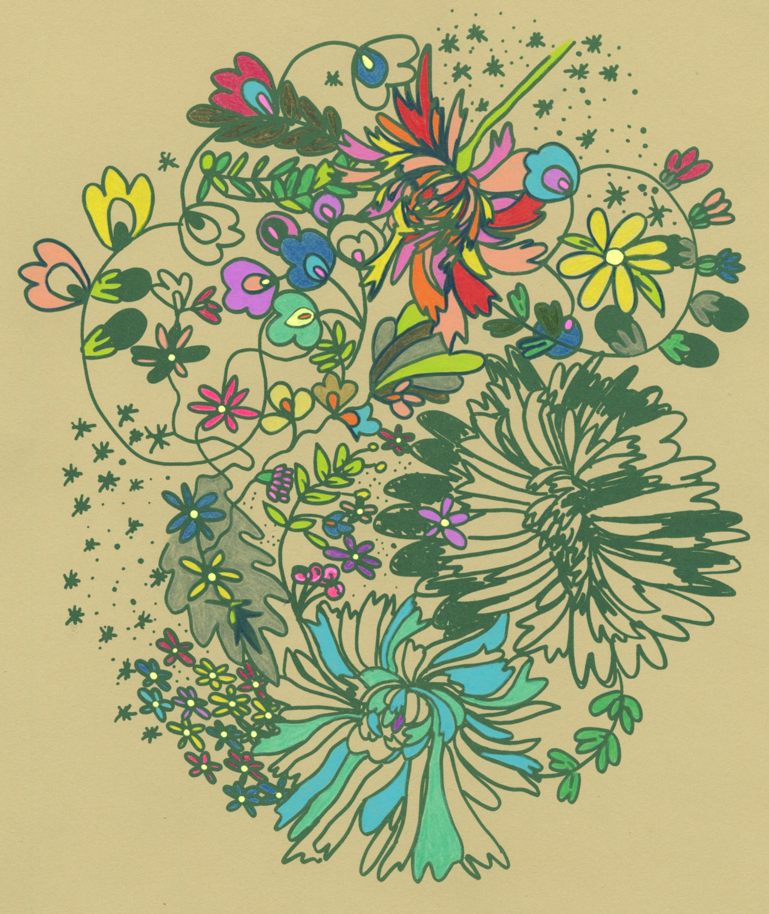 Lithograph | hand coloring 