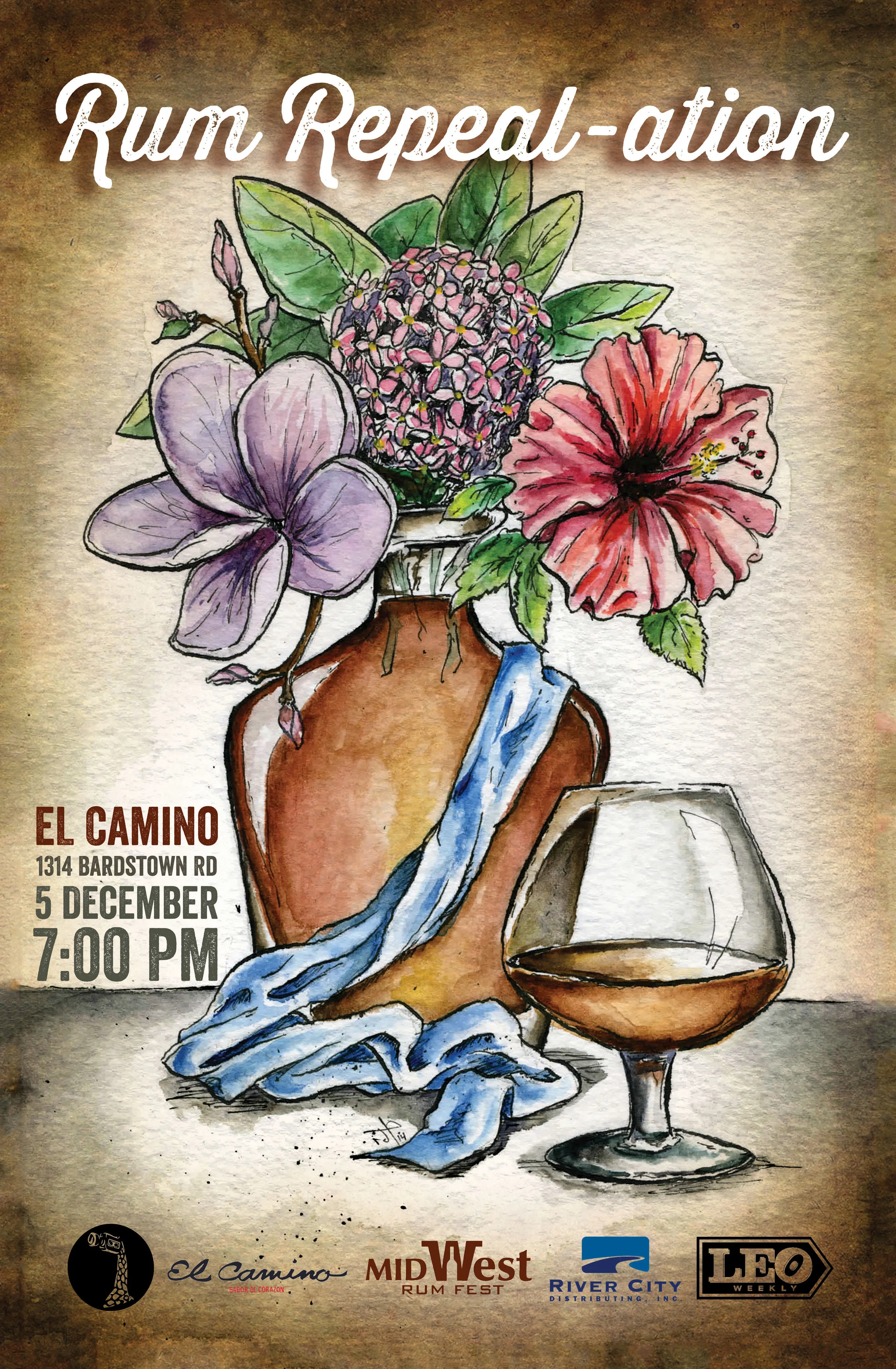 Rum Repeal-ation event poster