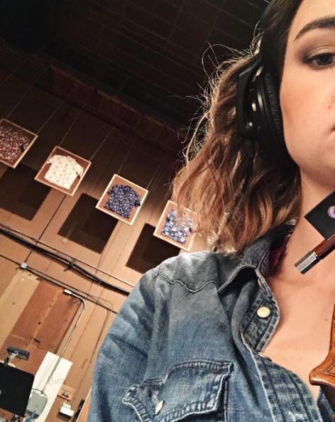 Recording at Sony's Barbra Streisand sound stage