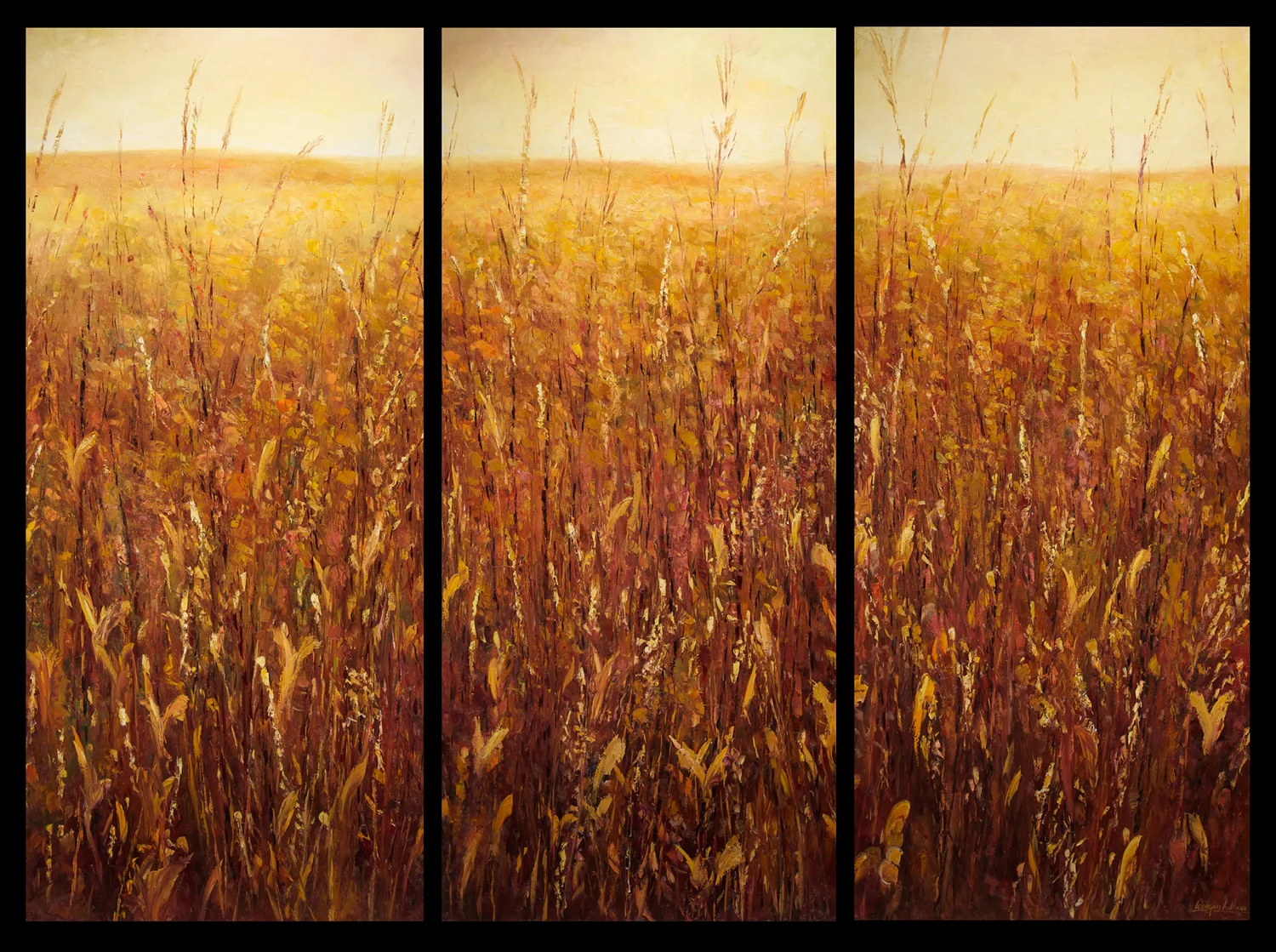 "Adagio for Grasslands" 80" x 108" Oil on Canvas