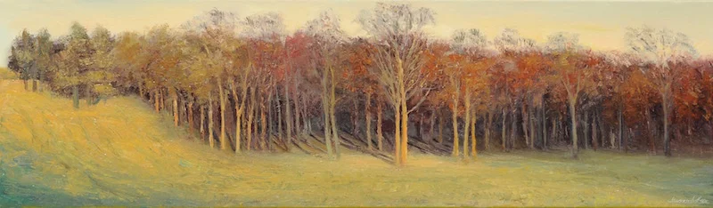 Field's Edge 14"x 48" oil on linen