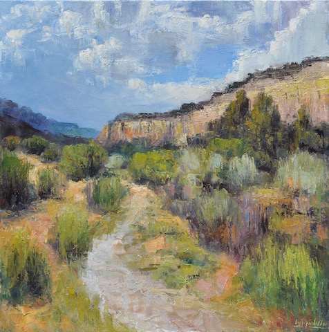 Chana Canyon oil on canvas 24x24