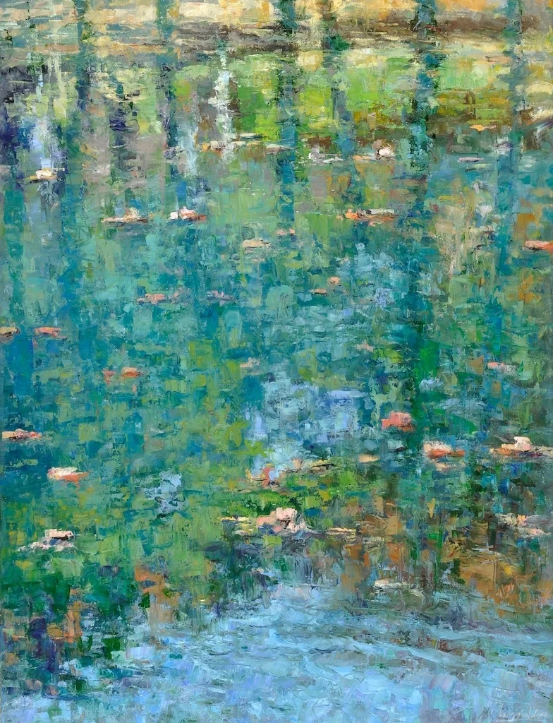 Pond Reflection VI oil 42x32