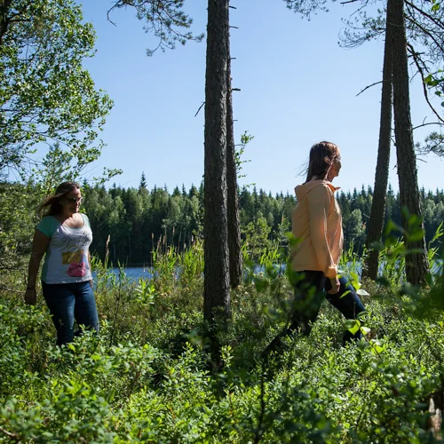 Luontopolku, Trekking in nature