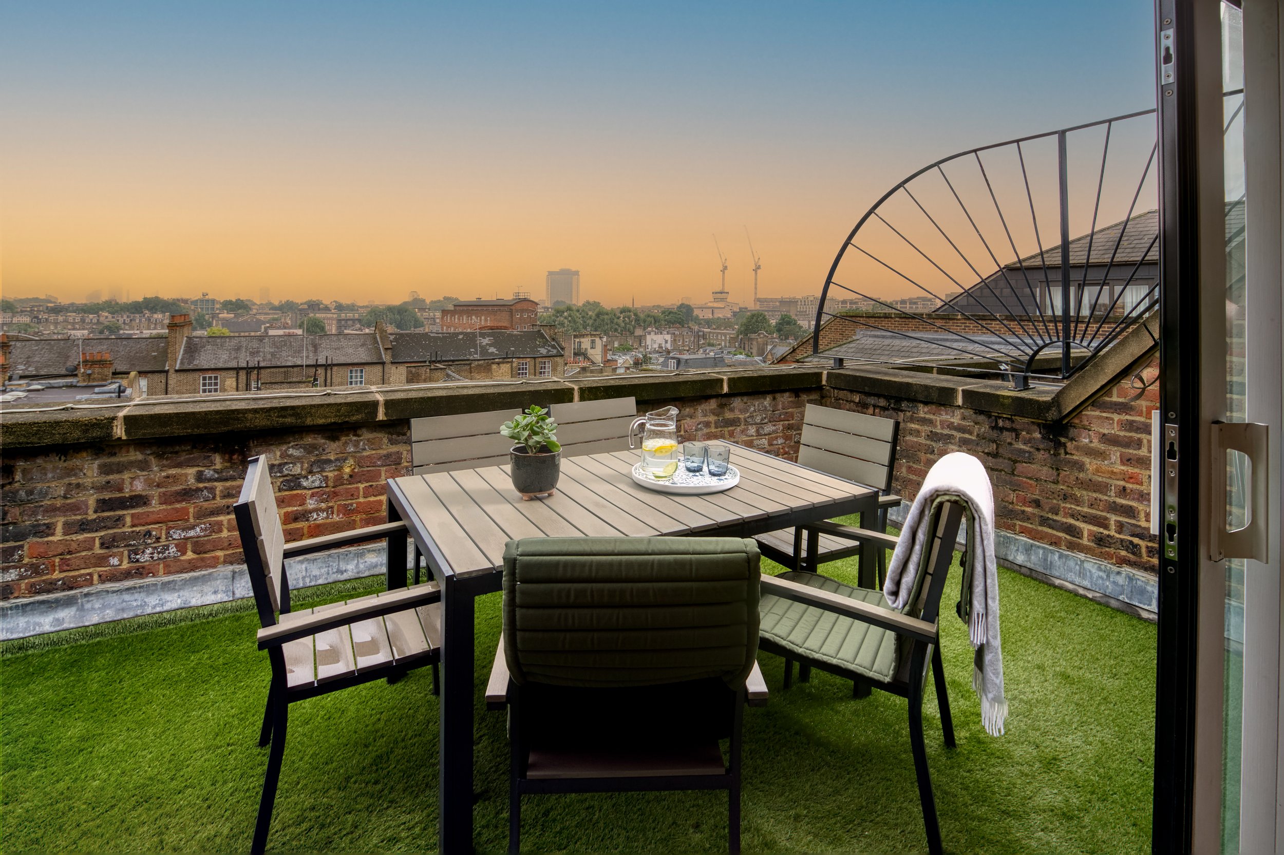 Private Terrace with City Views