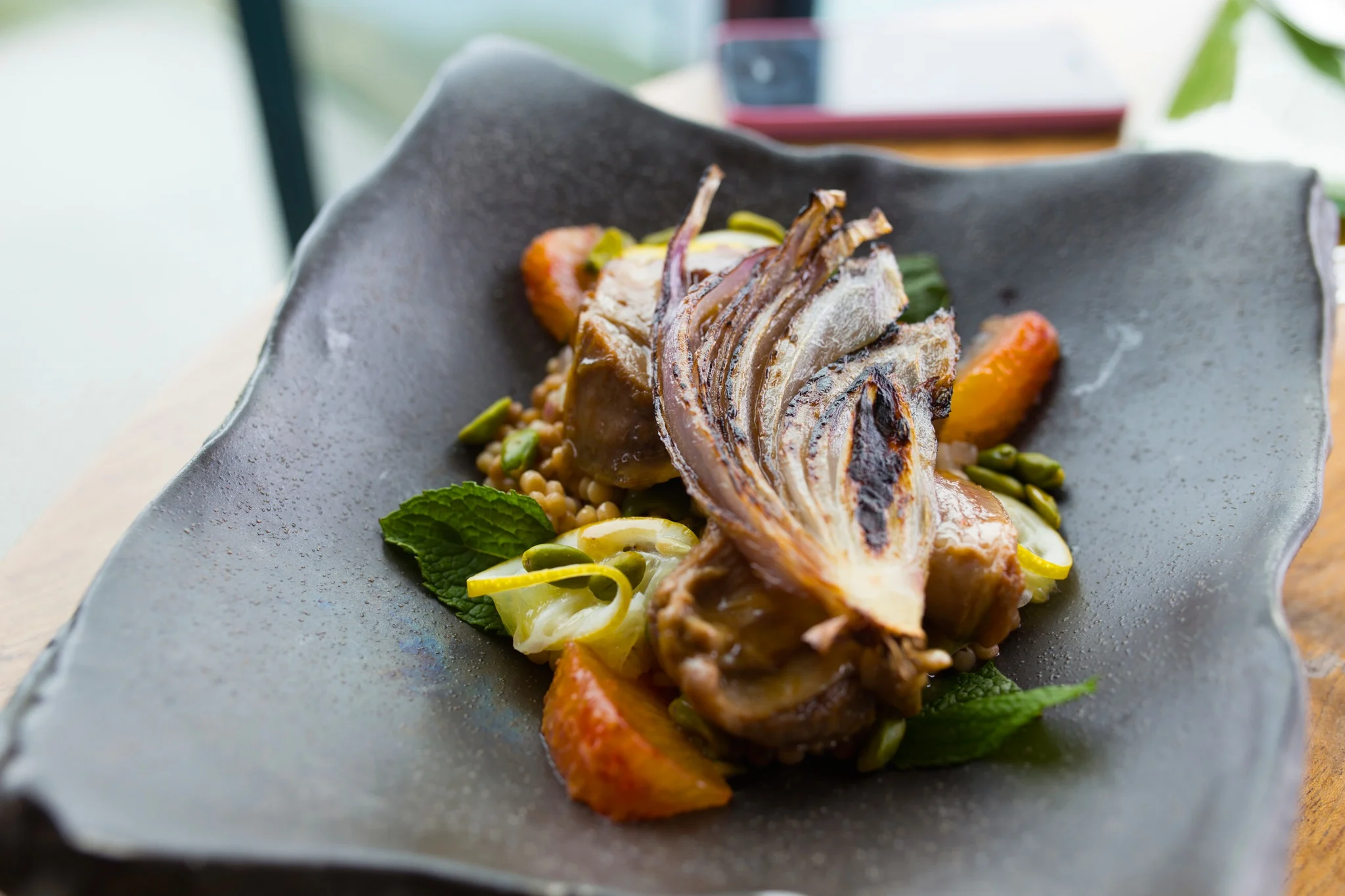 Harissa Braised Lamb Leg