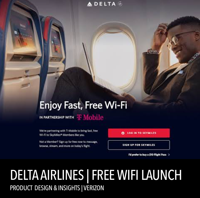 DELTA AIRLINES FREE WIFI PROJECT