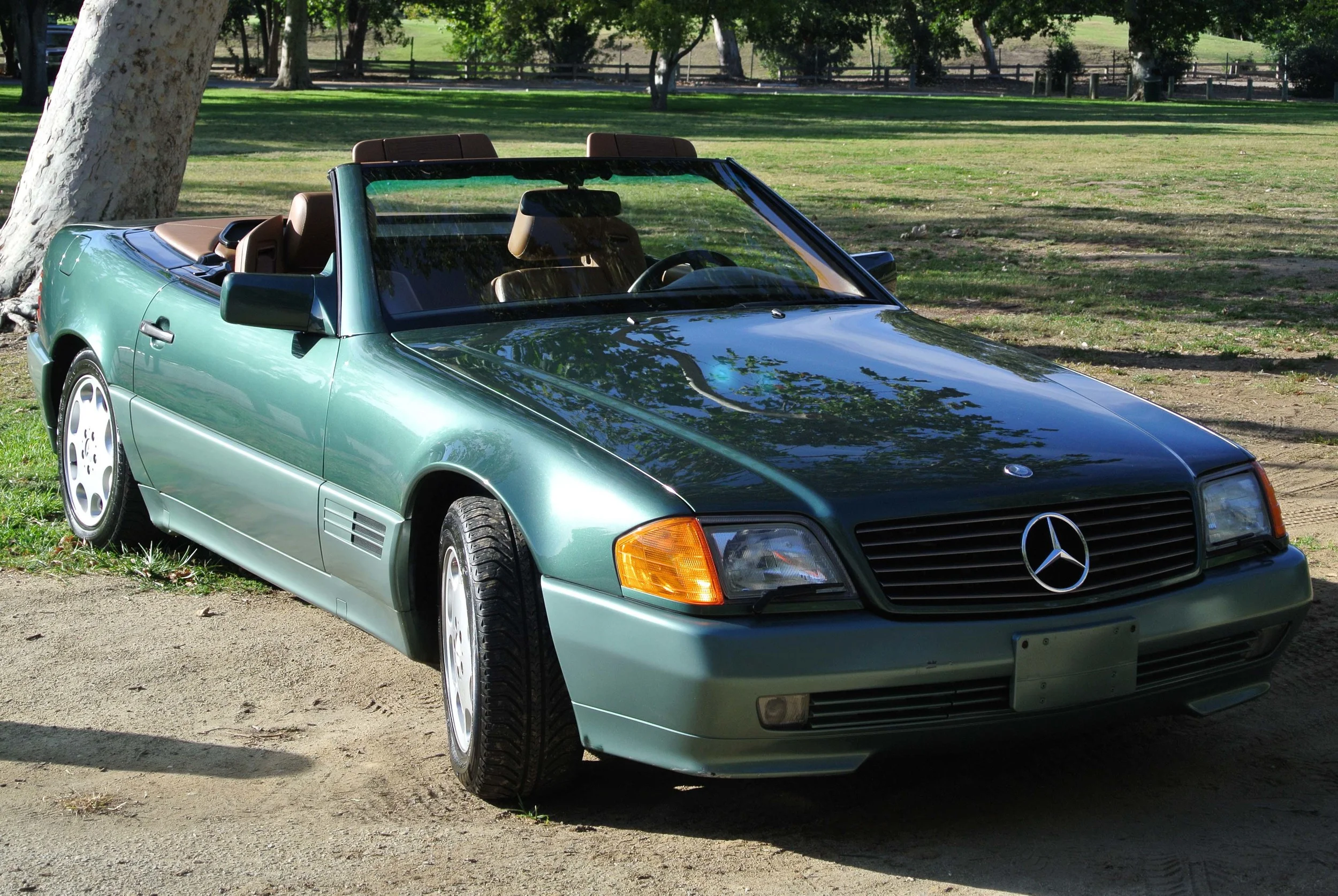 "The Old Girl," my Spruce Green 1994 Mercedes SL320