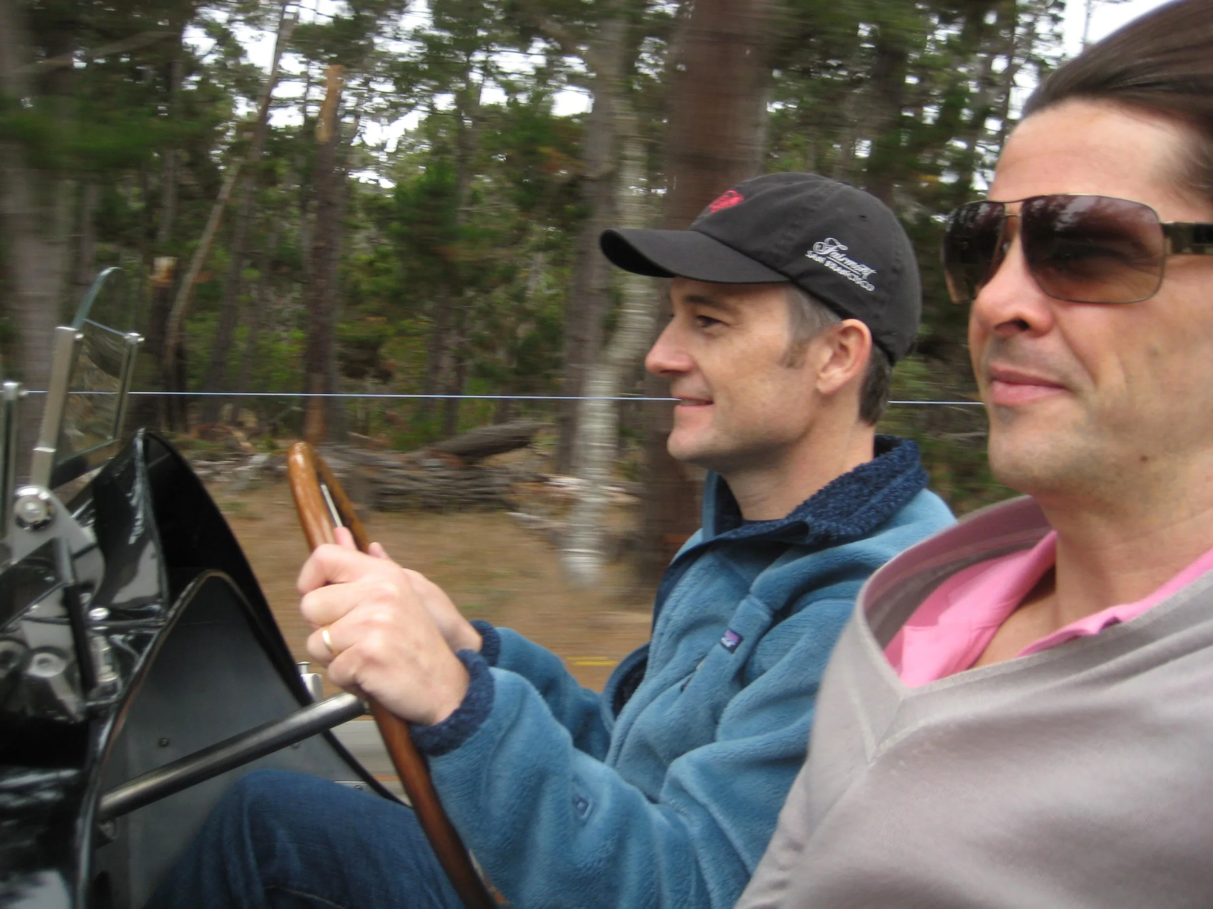 Your writer with David Gooding in 2008