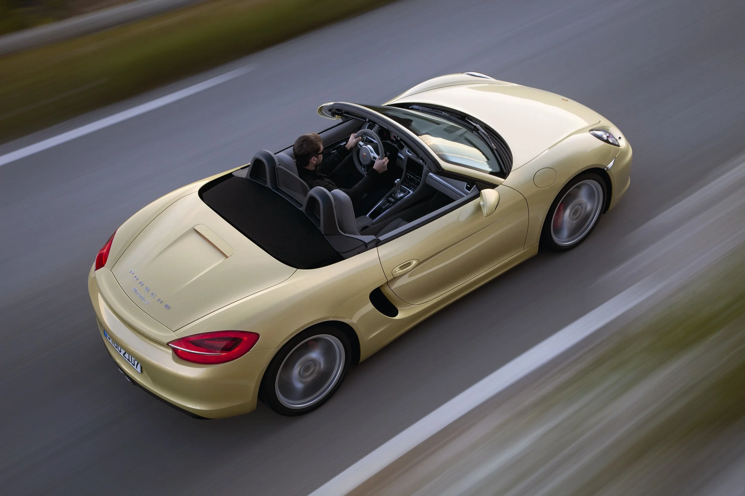 2013 Porsche Boxster S in Lime Gold