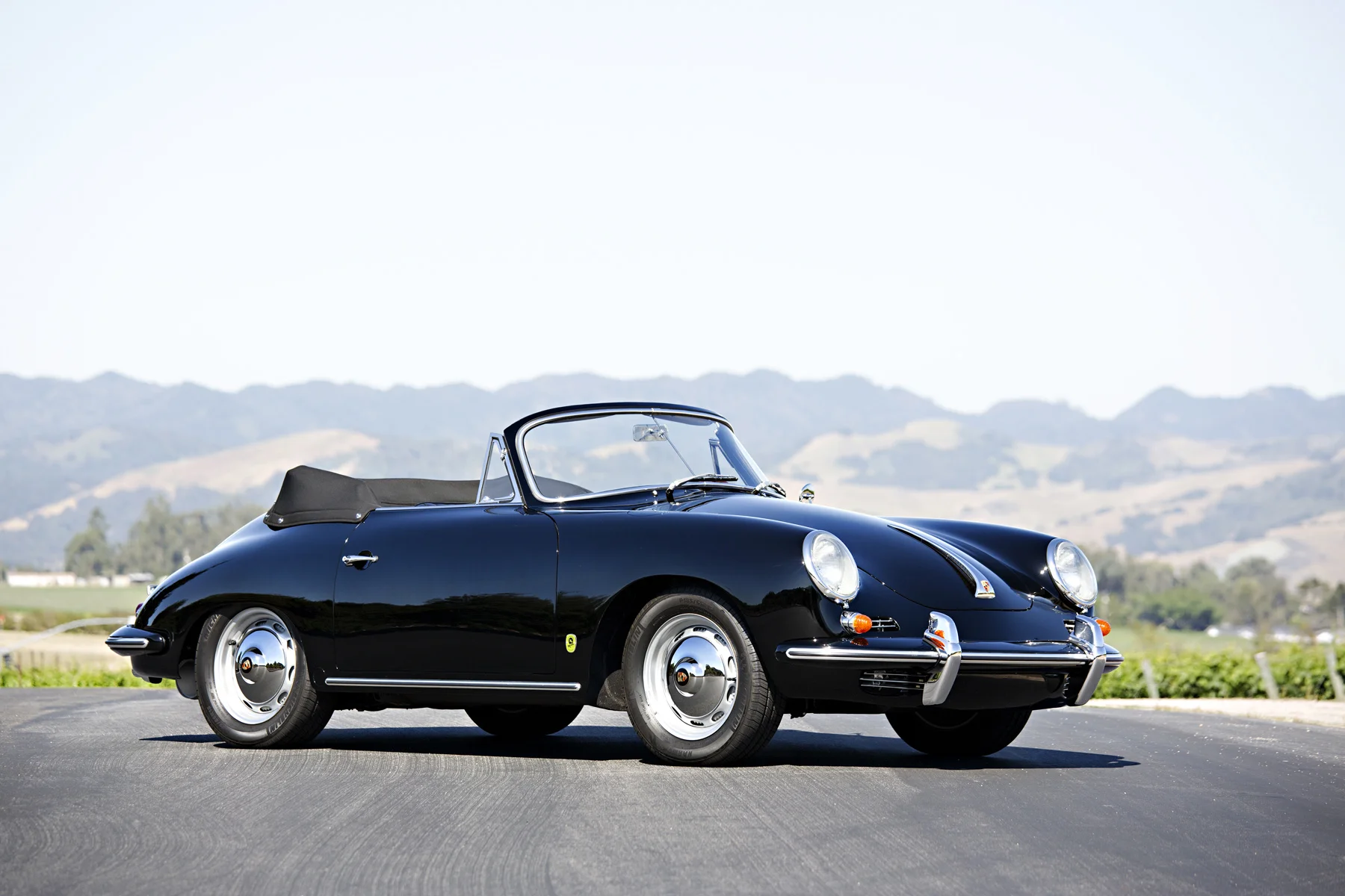 On the block: 1962 Porsche 356 B Super 90 Cabriolet (Estimate $135,000 - $150,000). Image courtesy Gooding & Company/Brian Henniker.