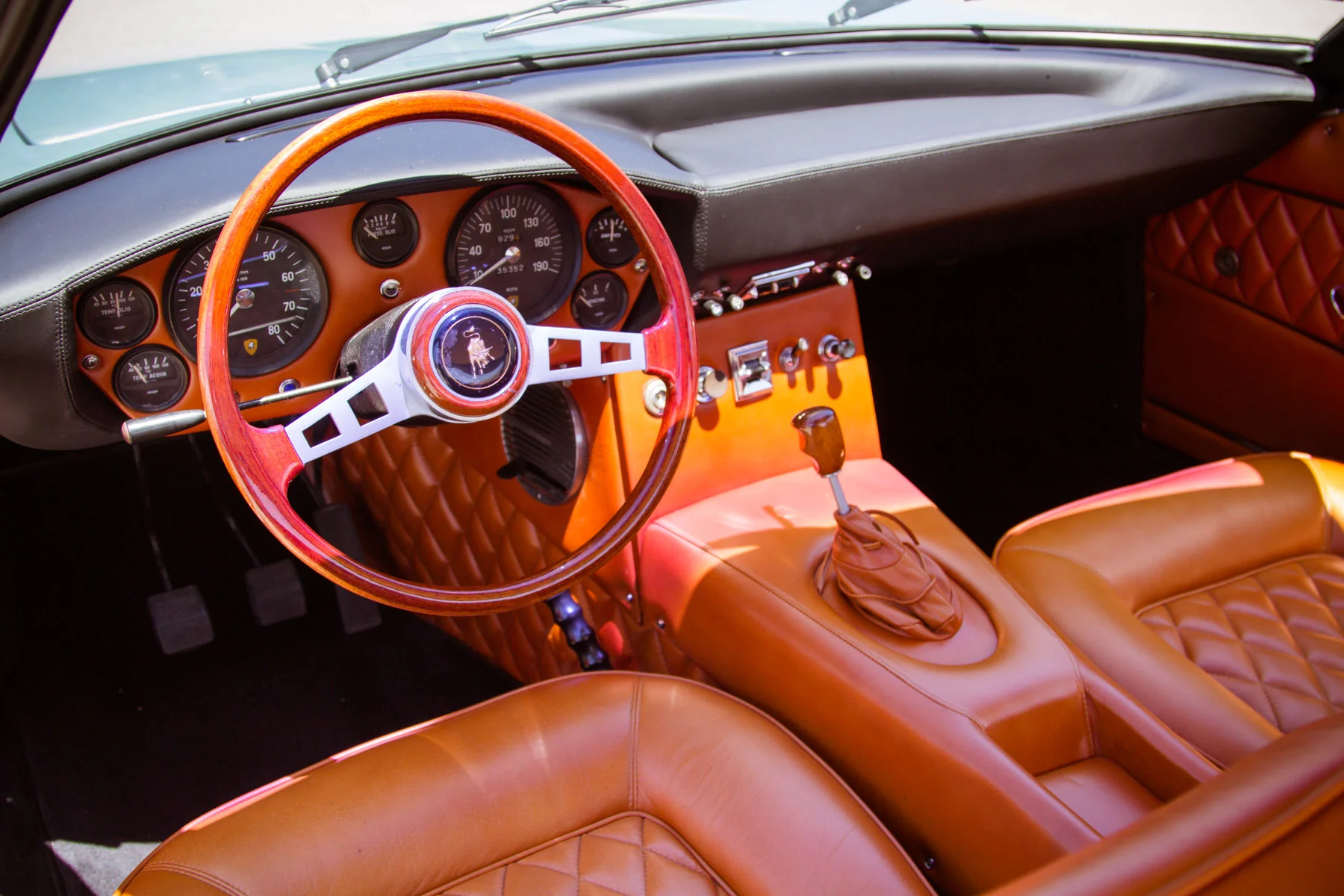 At Gooding & Company, (like buttah), 1968 Lamborghini Islero