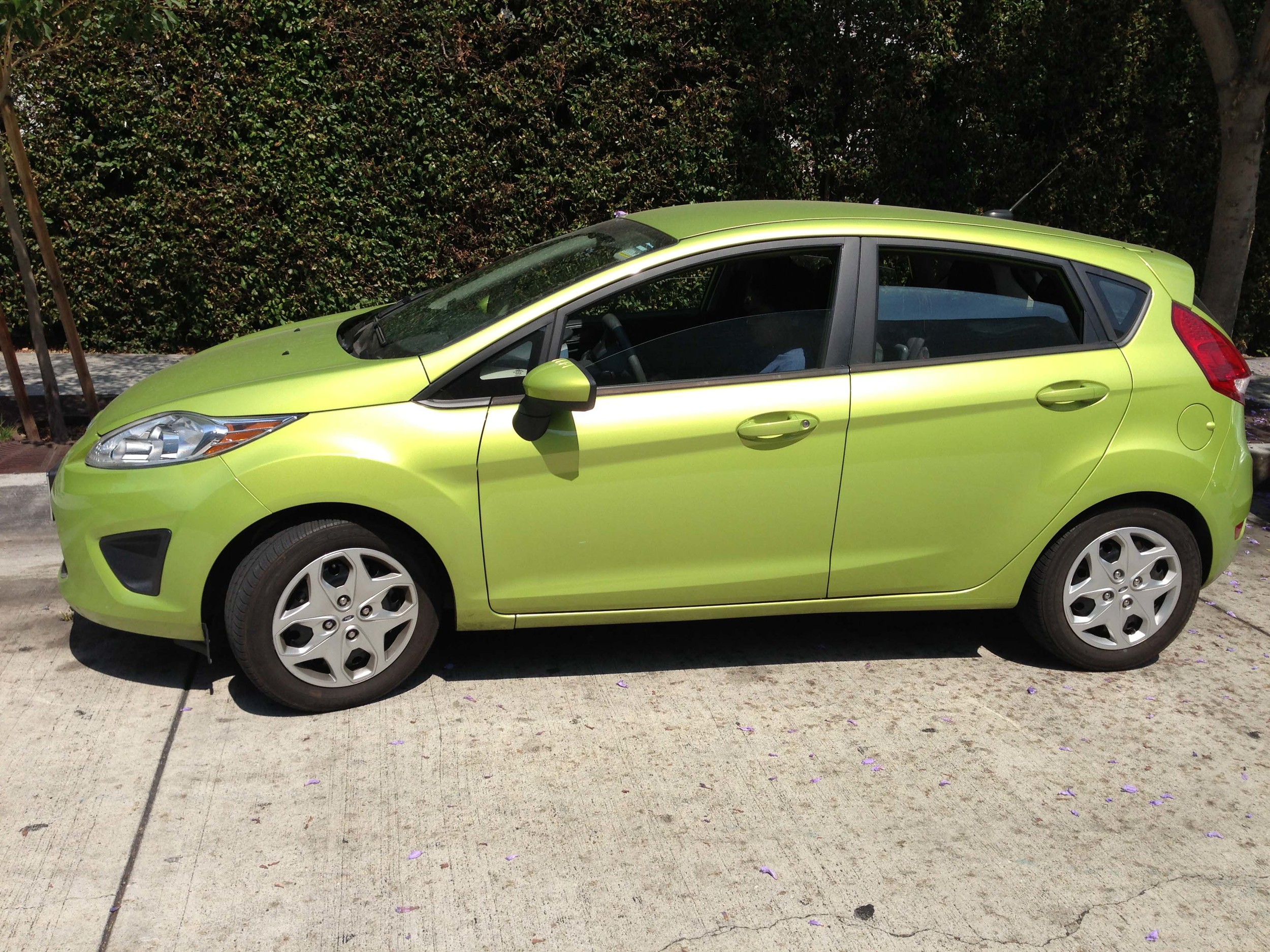 Ford Fiesta in Lime Squeeze