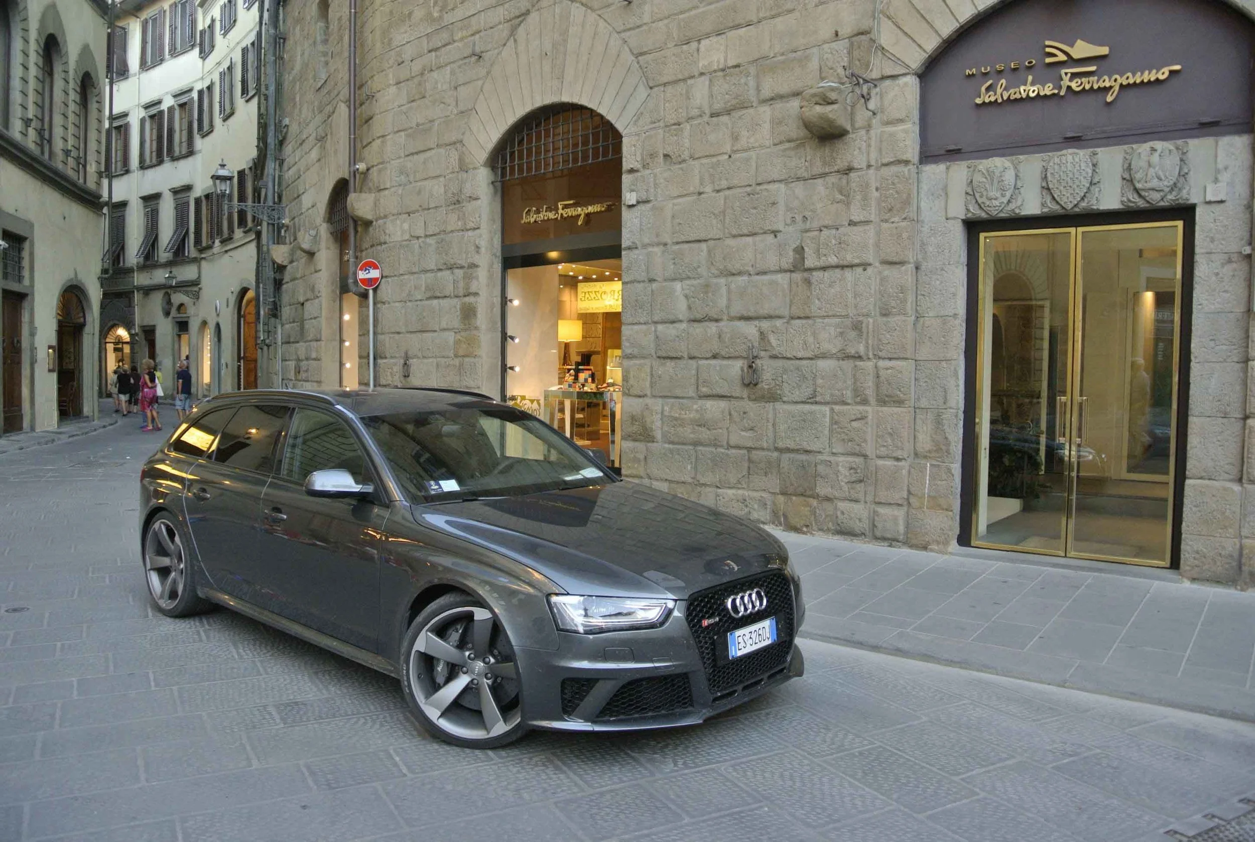 Audi RS4 Avant at the Ferragamo headquarters, Florence, Italy