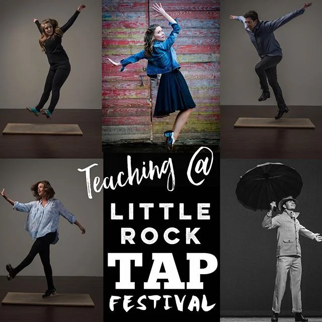 Little Rock Tap Fest begins in just ONE week! All of our company members are excited to tap and learn all week! Untapped Director Matt Boyce, and company members Savannah Boyce, Sydney Kneuven, Michael Roberson, and Anna Kimmell will all be teaching at the festival! Come tap with us next week at @littlerocktapfestival!
